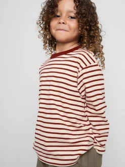 1–9 Jahre | Langarmshirt aus reiner Baumwolle mit Streifen
