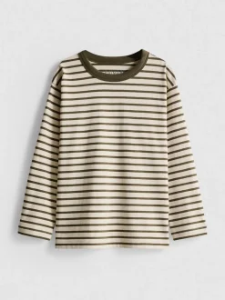 1–9 Jahre | Langarmshirt aus reiner Baumwolle mit Streifen