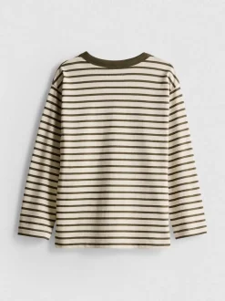 1–9 Jahre | Langarmshirt aus reiner Baumwolle mit Streifen