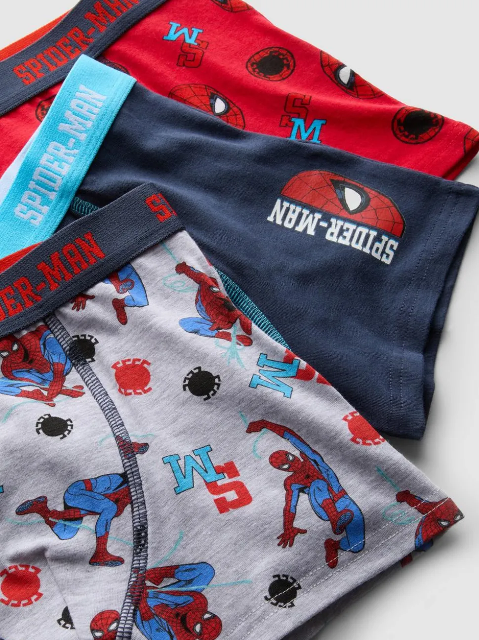 1,5–10 Jahre | „MARVEL Spider-Man“ Boxershorts, 3er-Pack