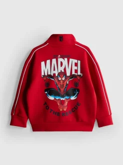1,5–9 Jahre | „MARVEL Spider-Man“ Sweatshirt mit Trichterkragen und Reißverschluss
