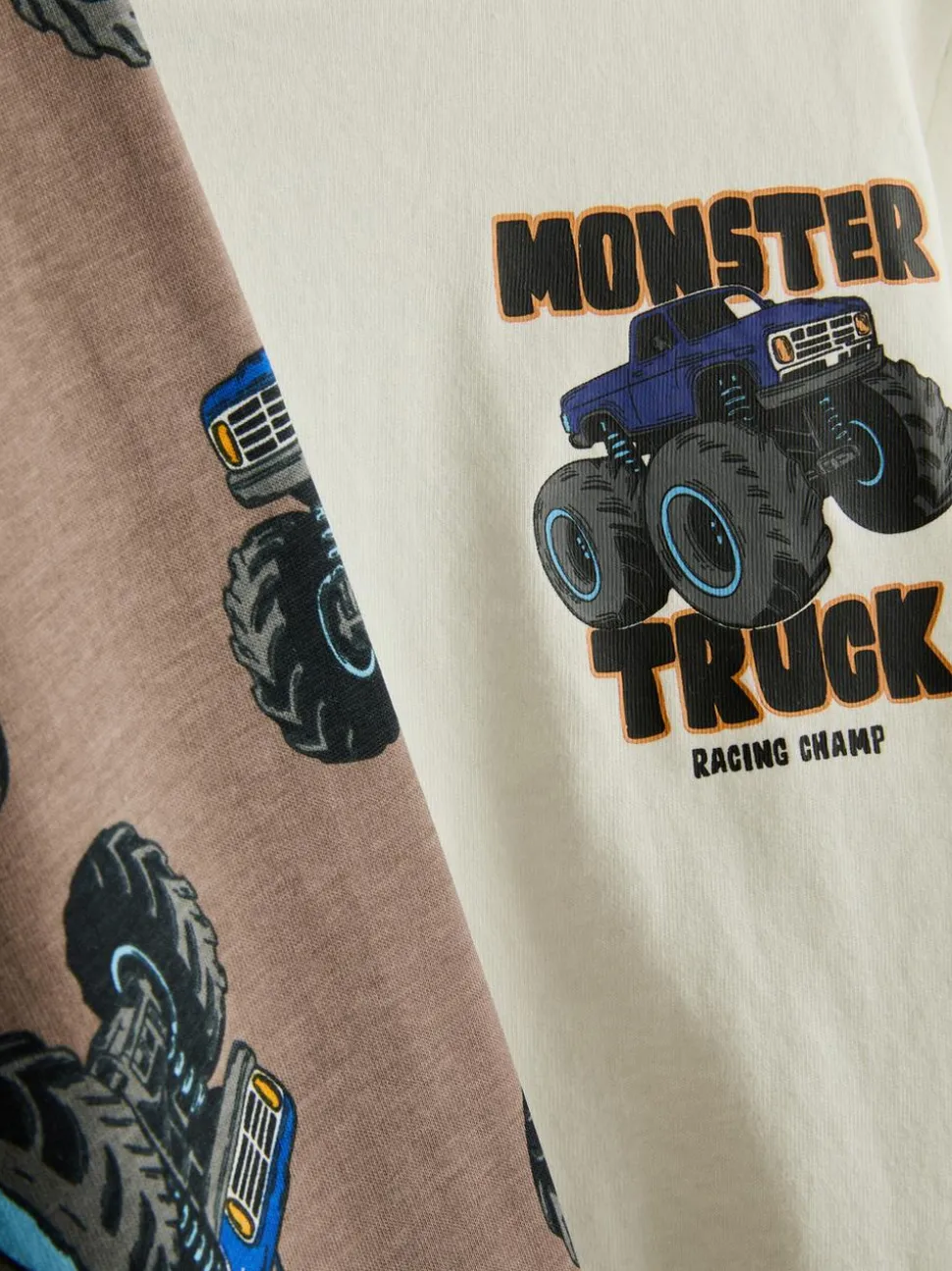 1–9 Jahre | „Monster Trunk“ Schlafanzug aus reiner Baumwolle, 2er-Pack
