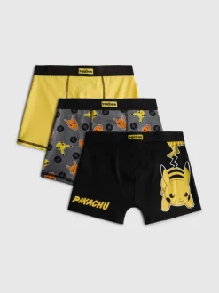 4–15 Jahre | „Pokémon“ Boxershorts, 3er-Pack