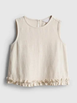 1,5–9 Jahre | Ärmellose Bluse mit Rüschen