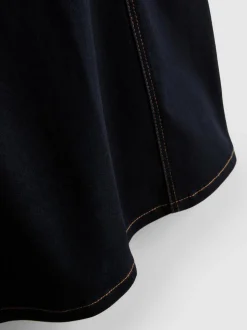 7–15 Jahre | Ärmelloses Jeanskleid mit hohem Baumwollanteil