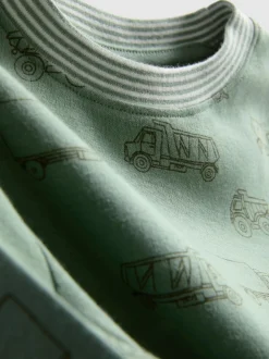 1–9 Jahre | Schlafanzug mit Auto-Grafik