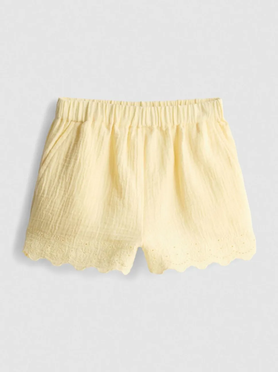 1,5–9 Jahre | Shorts mit Lochstickerei und Bogenkante