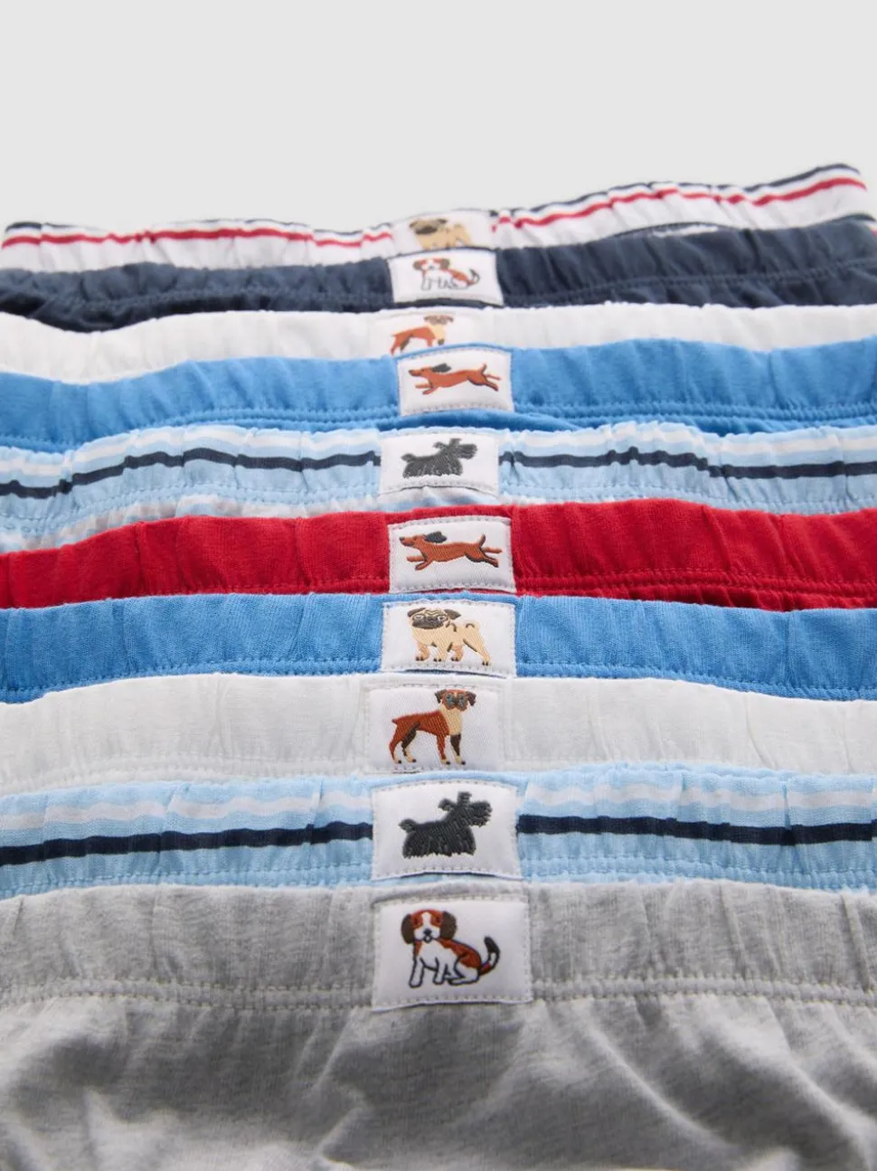 1,5–14 Jahre | Slips mit Hundegrafiken, 10er-Pack