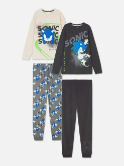 7–15 Jahre | „Sonic the Hedgehog“ Schlafanzug, 2er-Pack