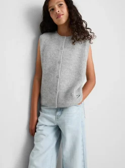 7–15 Jahre | Strickweste mit Knopfleiste