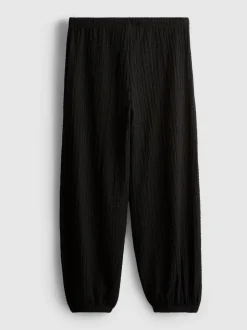 7–15 Jahre | Strukturierte Ballonhose in Knitteroptik