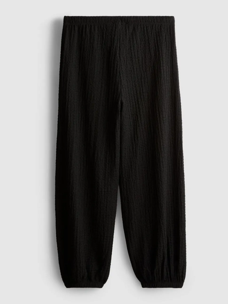 7–15 Jahre | Strukturierte Ballonhose in Knitteroptik