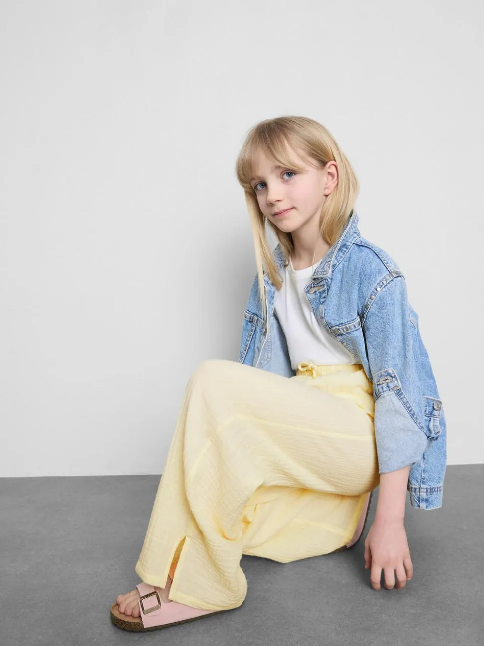 7–15 Jahre | Strukturierte Hose in Knitteroptik