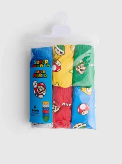 1,5–10 Jahre | „Super Mario“ Slips, 6er-Pack