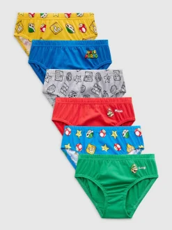 1,5–10 Jahre | „Super Mario“ Slips, 6er-Pack
