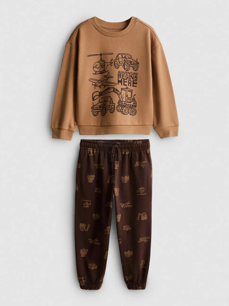 1–9 Jahre | Sweatshirt und Jogginghose mit hohem Baumwollanteil