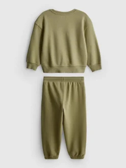 1–9 Jahre | Sweatshirt und Jogginghose mit Bündchen im Set