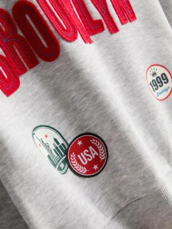 1–9 Jahre | Sweatshirt und Jogginghose mit hohem Modalanteil und „Brooklyn“-Grafik