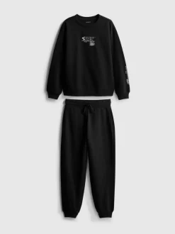 7–15 Jahre | Sweatshirt und Jogginghose mit Bündchen