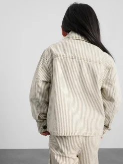 1,5–12 Jahre | „The Edit“ Hemdjacke aus Baumwoll-Denim mit Nadelstreifen