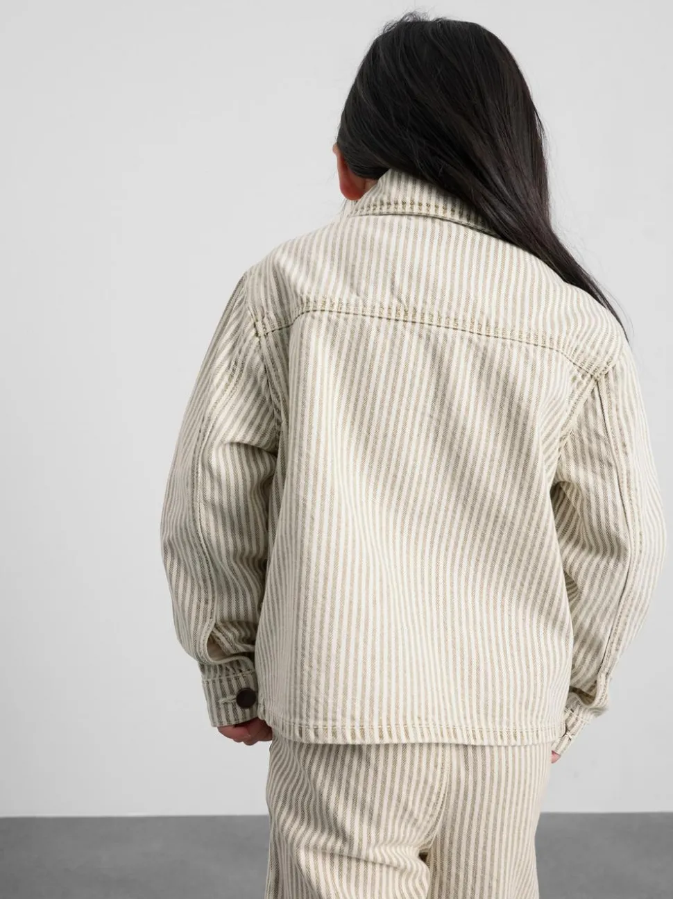 1,5–12 Jahre | „The Edit“ Hemdjacke aus Baumwoll-Denim mit Nadelstreifen