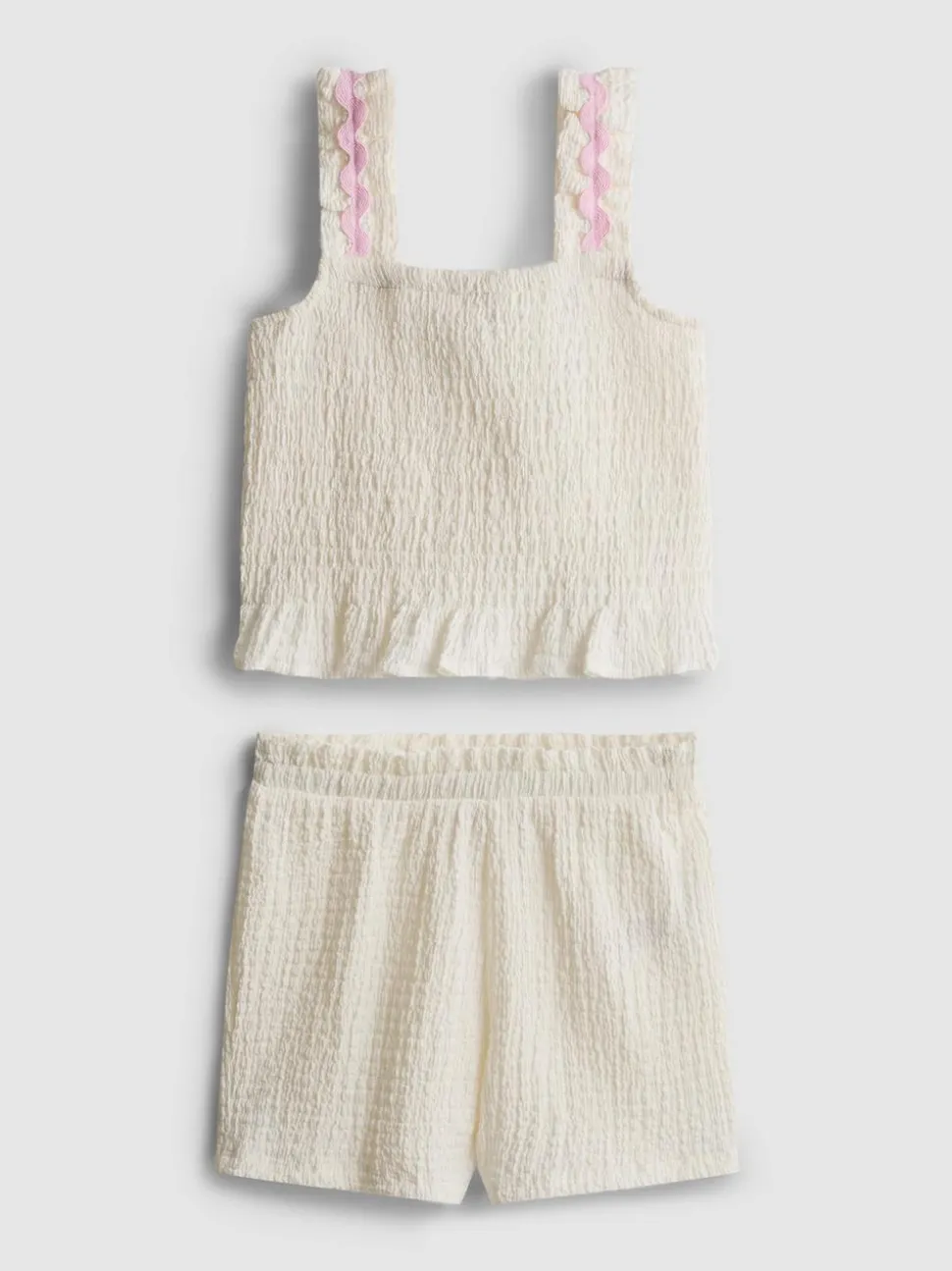 1,5–8 Jahre | Top und Shorts in Knitteroptik