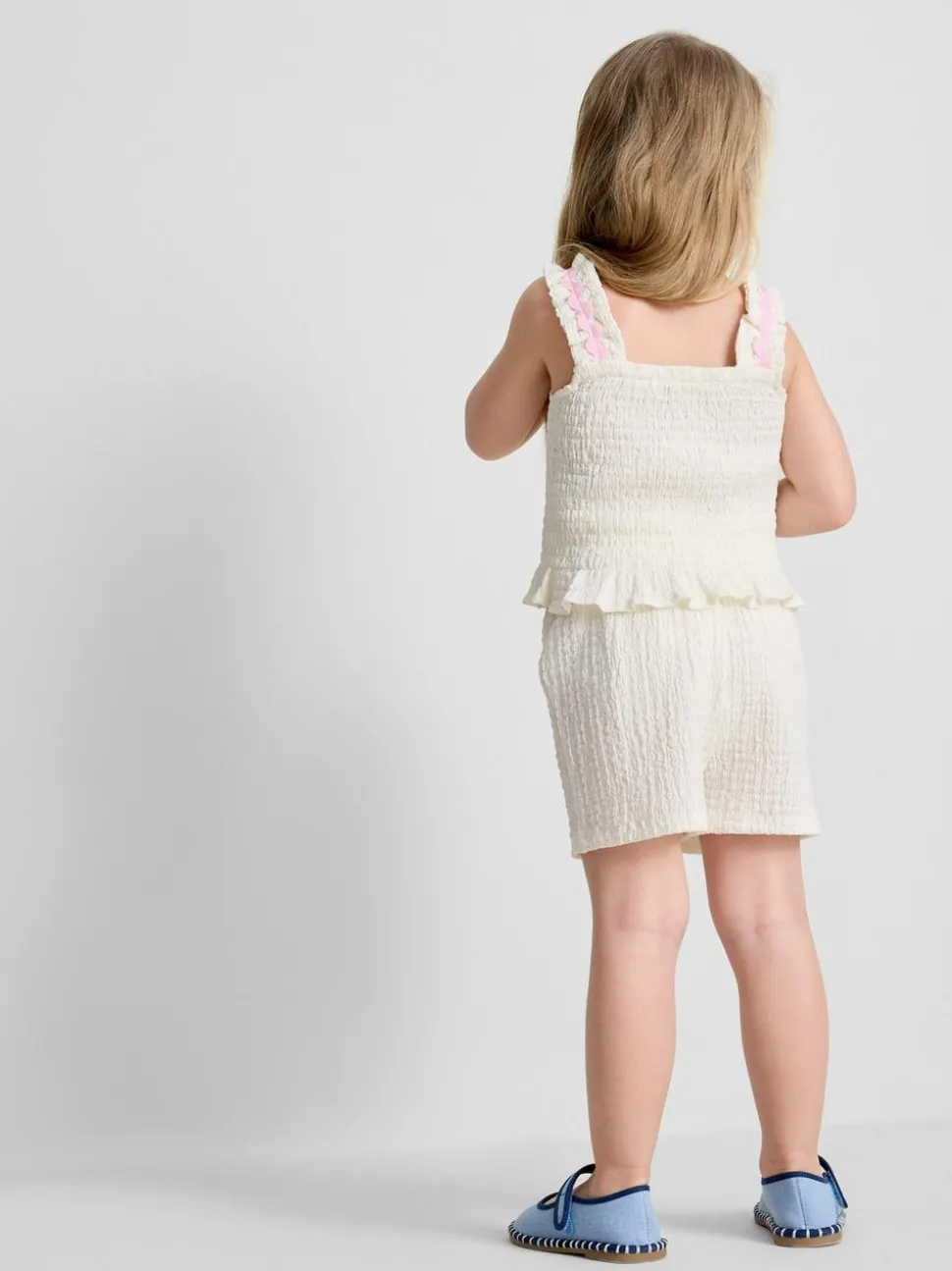 1,5–8 Jahre | Top und Shorts in Knitteroptik