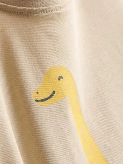 1–9 Jahre | T-Shirt aus reiner Baumwolle mit Print