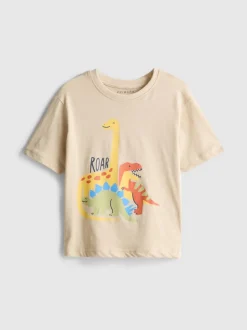 1–9 Jahre | T-Shirt aus reiner Baumwolle mit Print