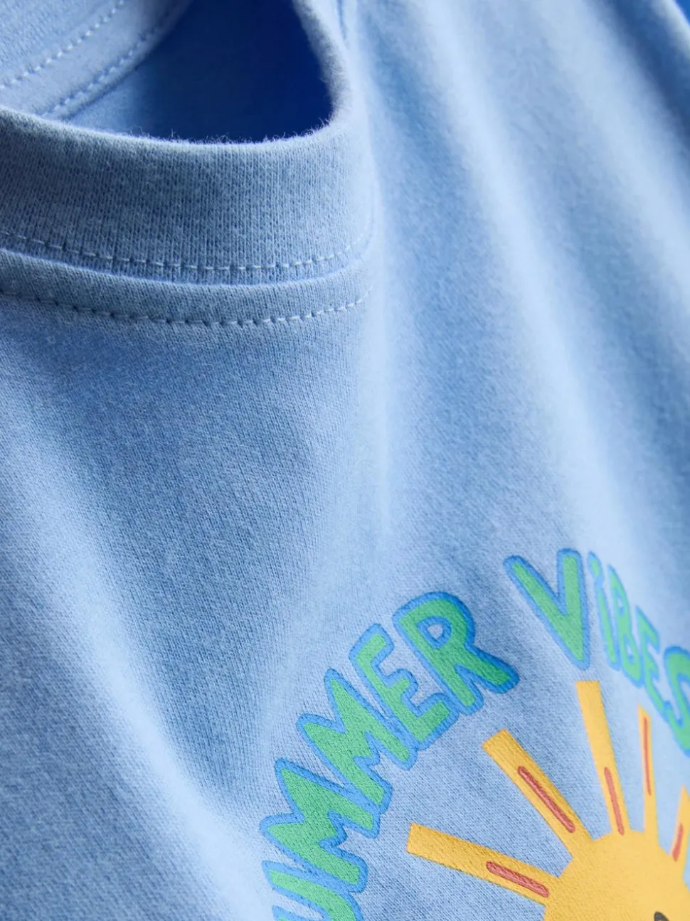 1–9 Jahre | T-Shirt aus reiner Baumwolle mit Grafik