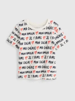 1,5–8 Jahre | T-Shirt aus reiner Baumwolle mit Print