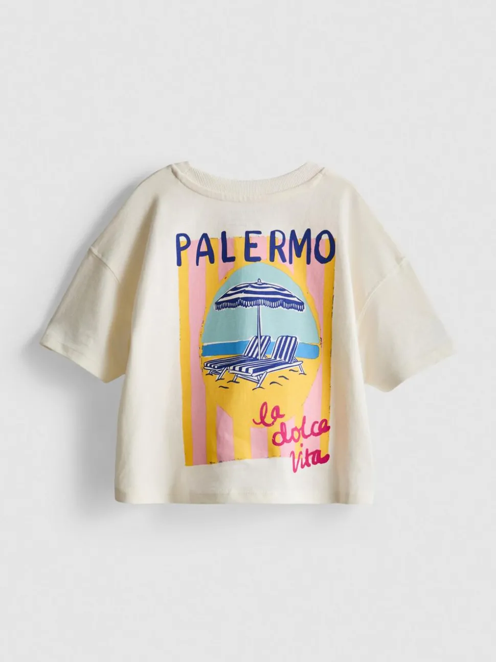 1,5–9 Jahre | T-Shirt mit Palermo-Grafik und geradem Schnitt