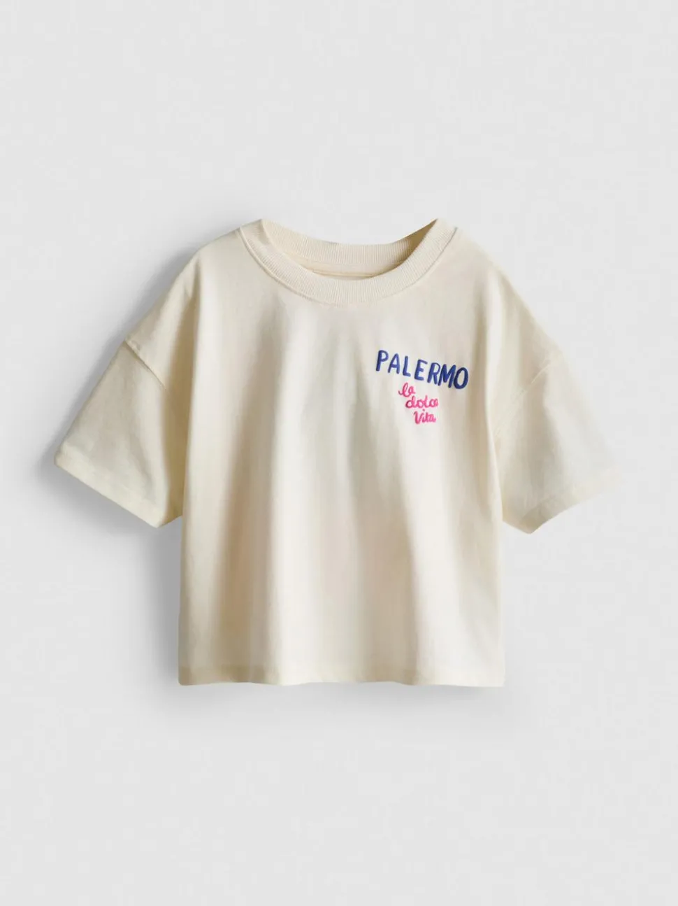 1,5–9 Jahre | T-Shirt mit Palermo-Grafik und geradem Schnitt