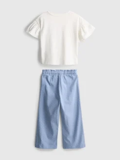 1,5–9 Jahre | T-Shirt mit Rüschen und Hose