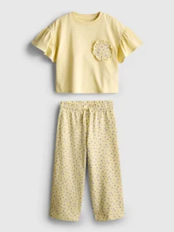 1,5–9 Jahre | T-Shirt mit Rüschen und Hose