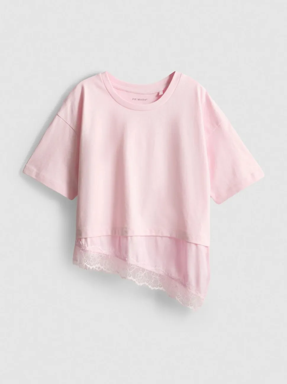7–15 Jahre | T-Shirt mit Spitzensaum