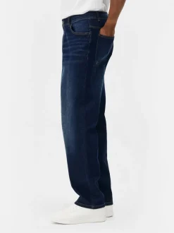 Jeans mit geradem Bein und mittlerer Leibhöhe