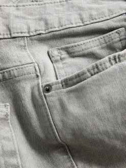 Jeans mit geradem Bein und mittlerer Leibhöhe
