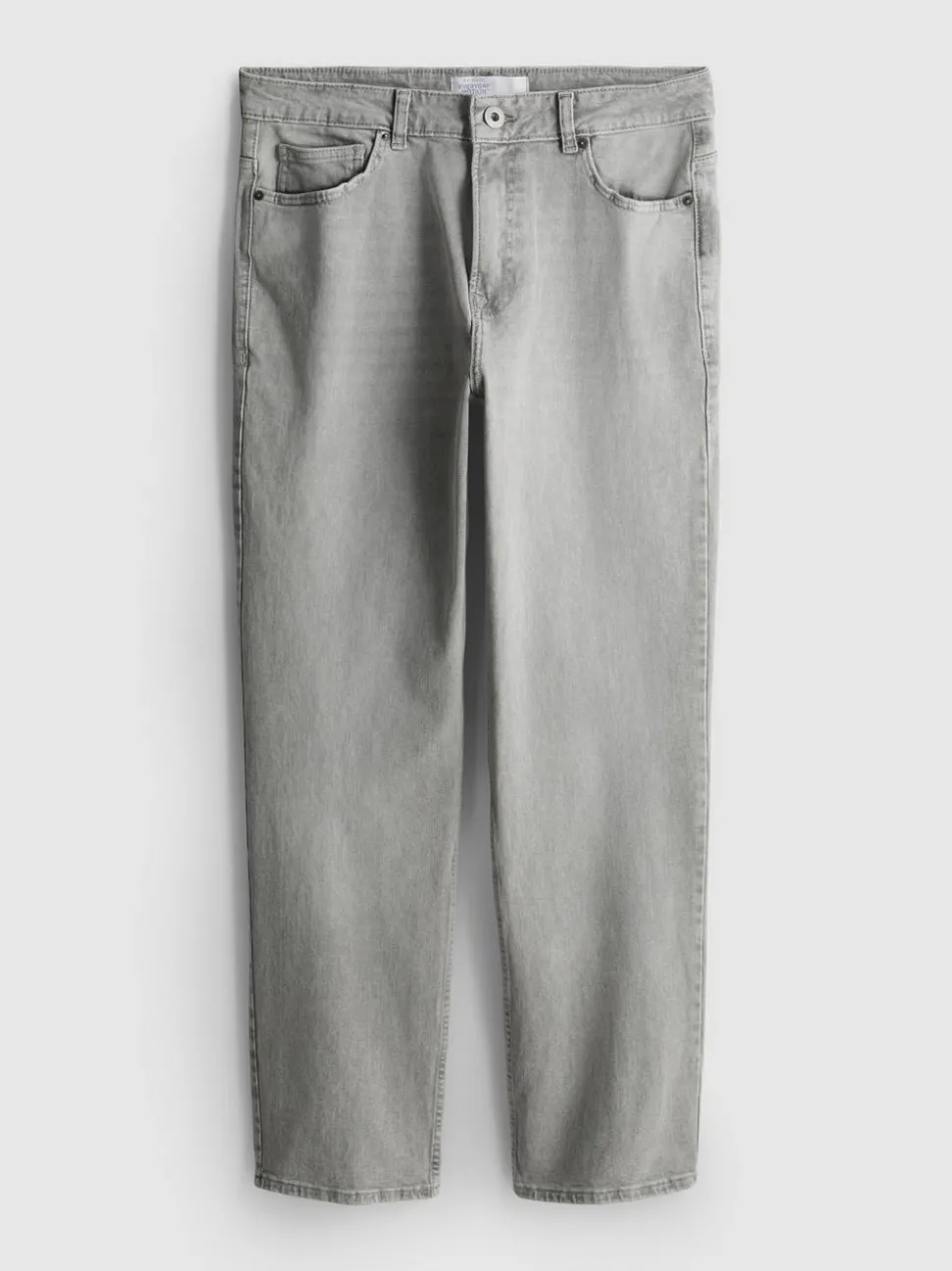 Jeans mit geradem Bein und mittlerer Leibhöhe