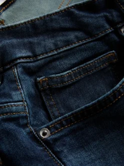 Jeans mit geradem Bein und mittlerer Leibhöhe