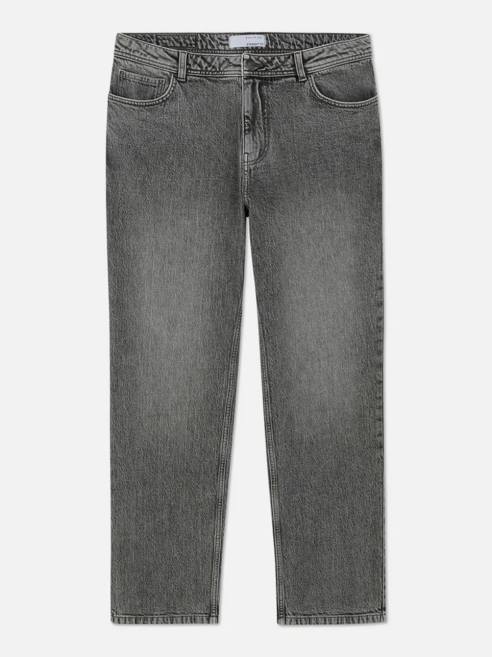 Jeans mit geradem Bein und mittlerer Leibhöhe