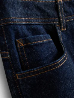 Jeans mit geradem Bein und mittlerer Leibhöhe