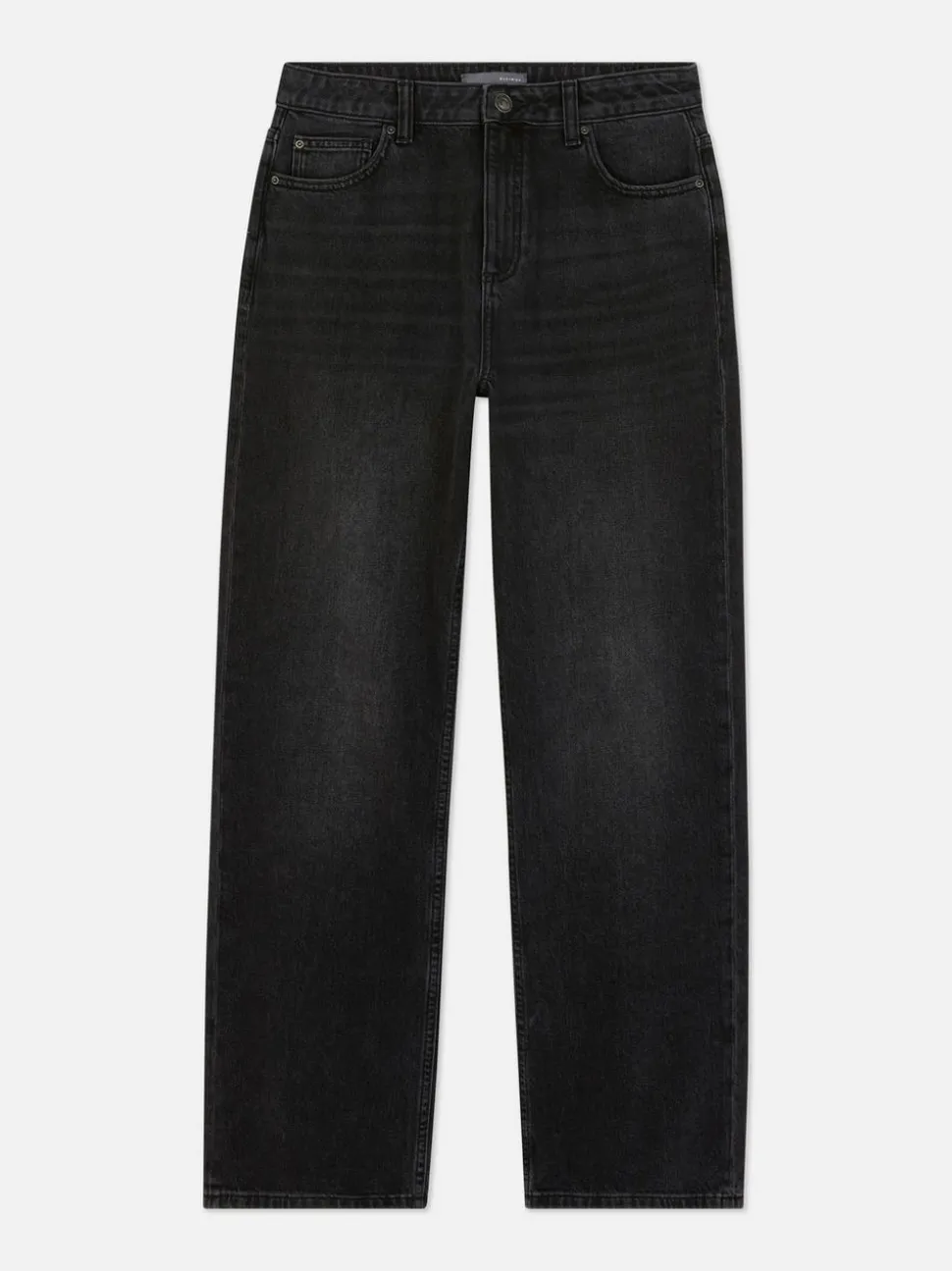 Jeans mit hohem Bund und geradem Bein