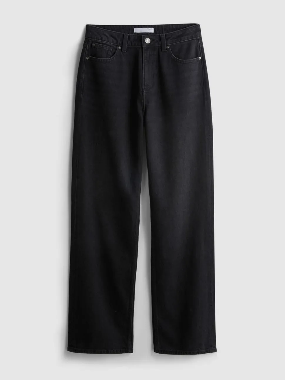 Jeans mit hohem Bund und geradem Bein