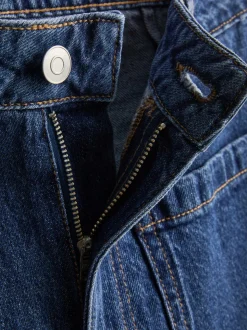 Jeans mit weitem Bein und Vordertaschen