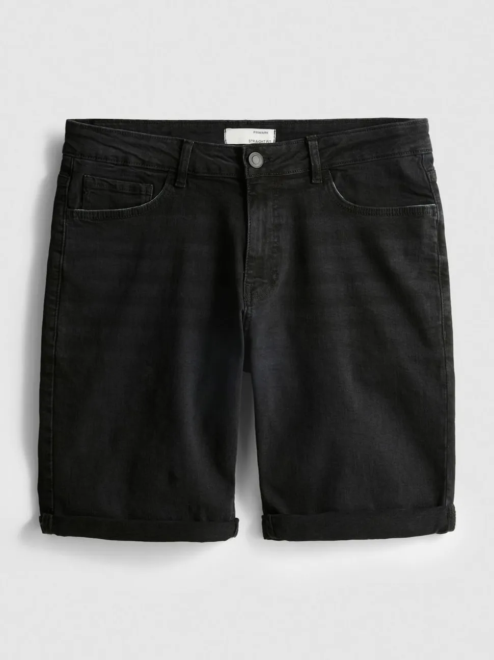 Jeansshorts in gerader Passform