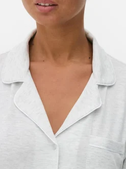 Jersey-Schlafanzug im Boyfriend-Look