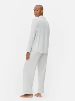 Jersey-Schlafanzug im Boyfriend-Look