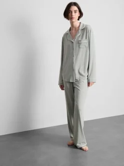 Jersey-Schlafanzug im Boyfriend-Look