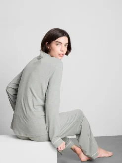 Jersey-Schlafanzug im Boyfriend-Look